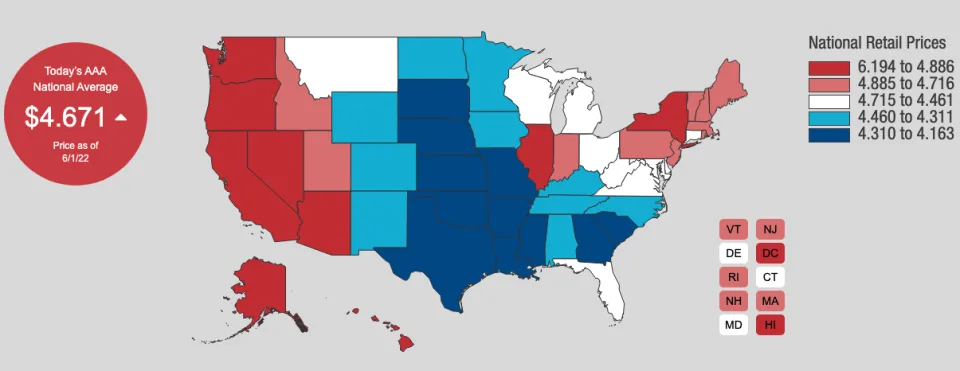 Read more about the article Why US gas prices are at a record, and why they’ll stay high for a long time